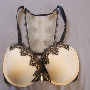 Tan and Black Victoria's Secret Bra